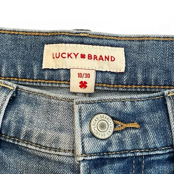 Lucky Brand Sweet Mid Rise Straight Women’s Jeans Size 10/30 - Picture 3 of 10